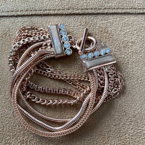 White House Black Market Rose Gold Bracelet